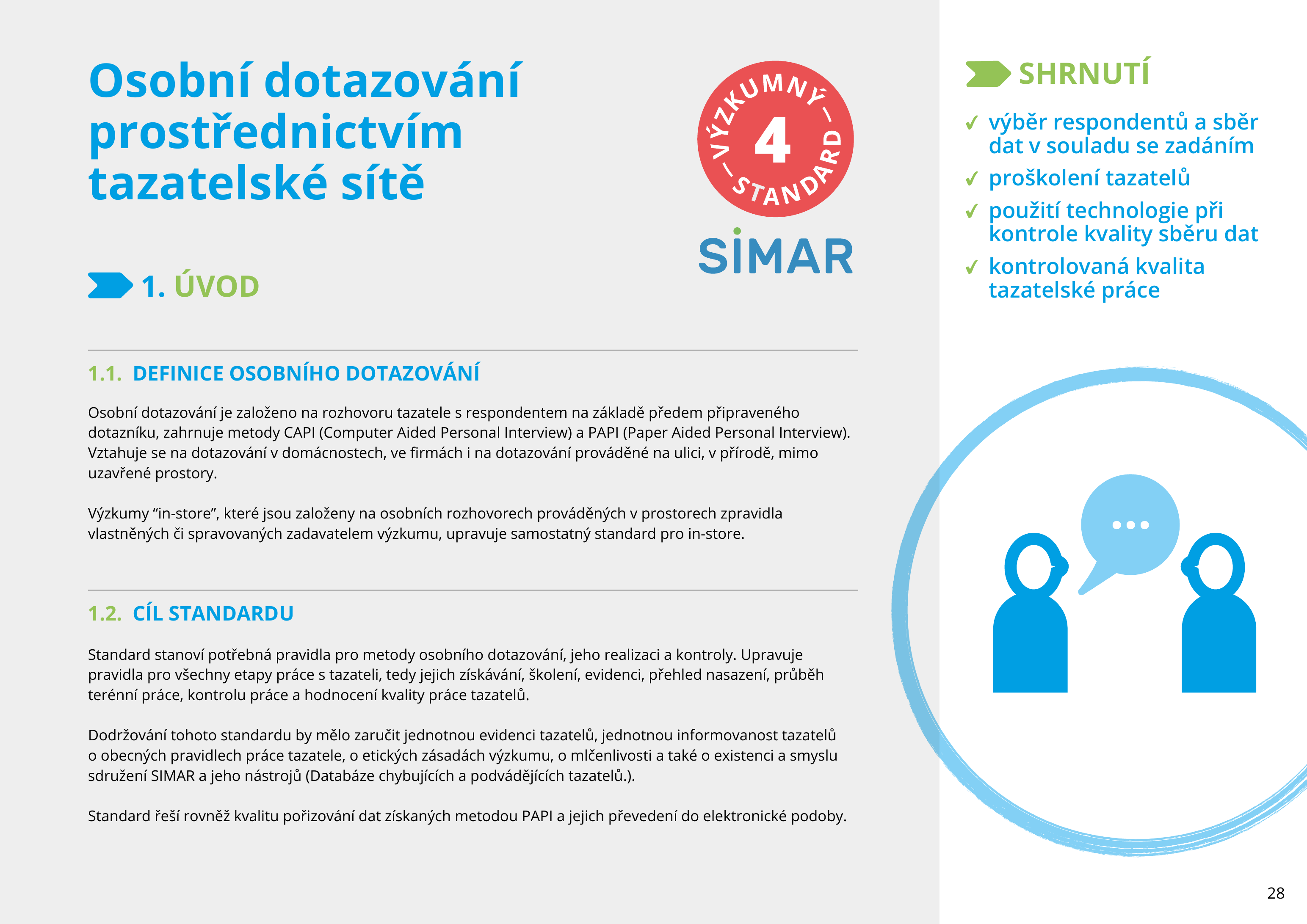 Kniha standardů SIMAR — strana 28 z 95