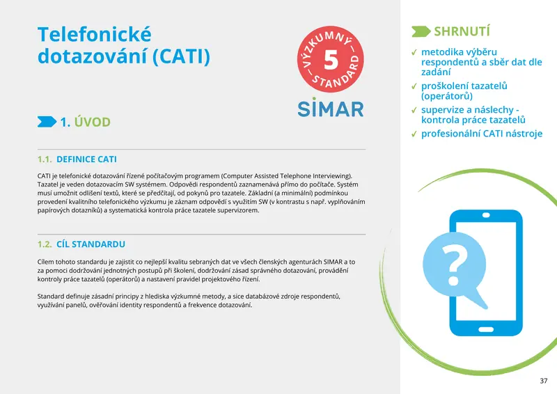 Kniha standardů SIMAR — strana 37 z 95