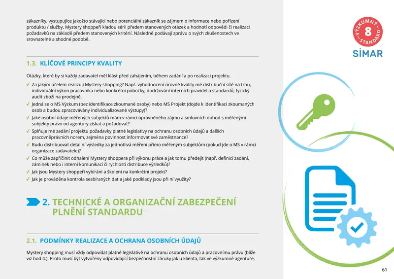 Kniha standardů SIMAR — strana 61 z 95