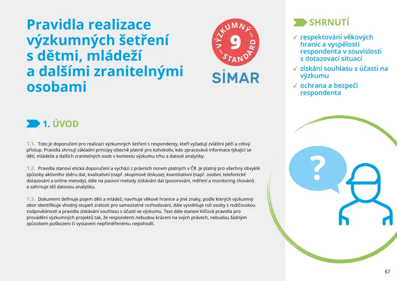Kniha standardů SIMAR — strana 67 z 95