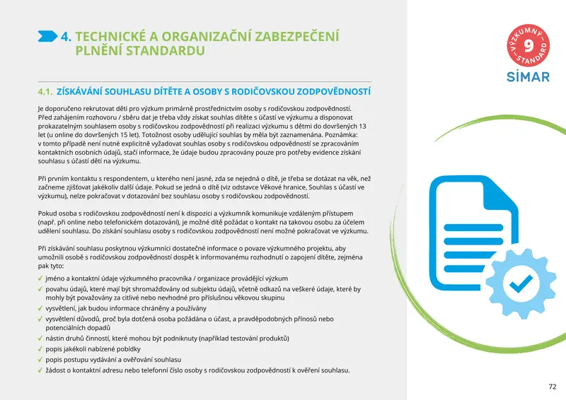 Kniha standardů SIMAR — strana 72 z 95