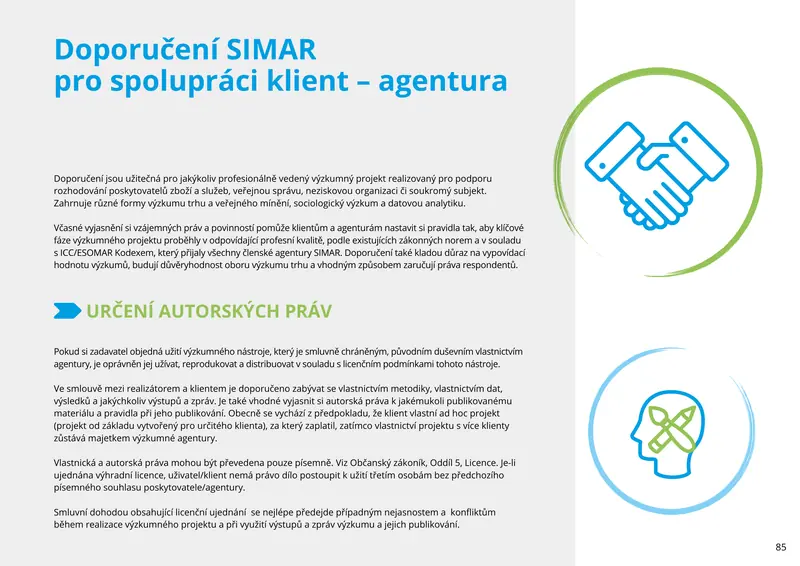Kniha standardů SIMAR — strana 85 z 95